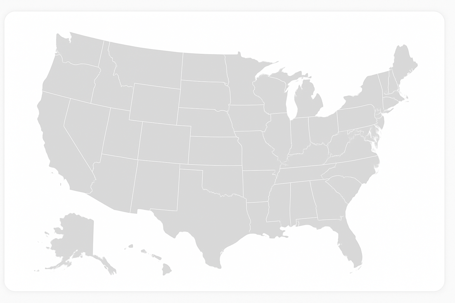 United States map